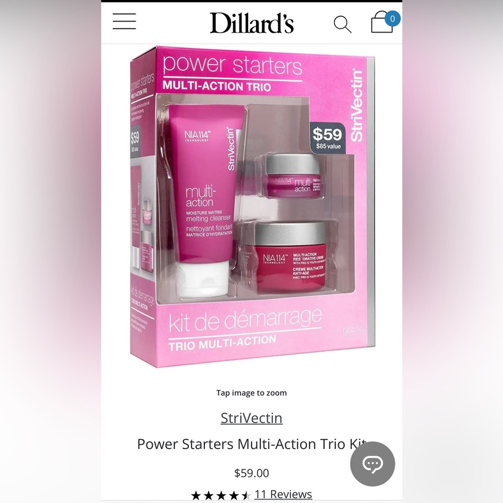 Final sale New StriVectin Power Starters Multi-Action Trio Kit